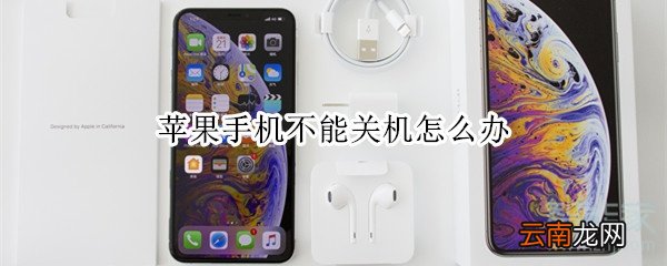 苹果手机不能关机怎么办