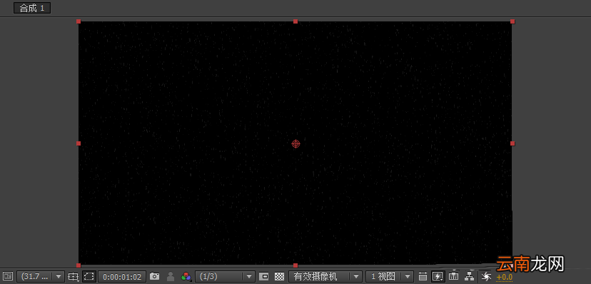 Adobe After Effects设置雪景参数的操作技巧