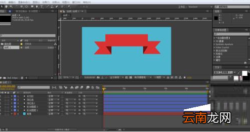 Adobe After Effects打造罩条幅动画的方法
