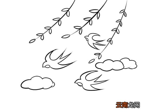 春天来了简笔画 春天来了怎么画