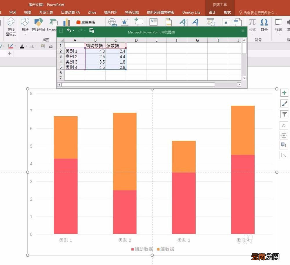 ppt制作阶梯样式图表的操作流程