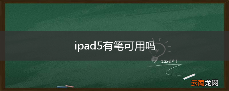 ipad5有笔可用吗