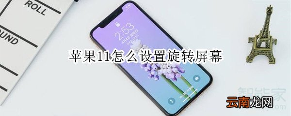 苹果11怎么设置旋转屏幕