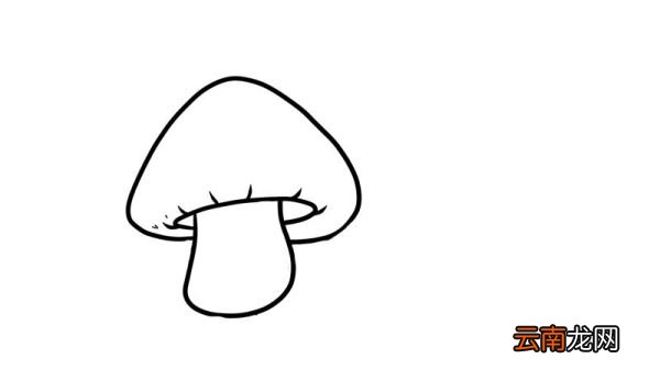 蘑菇简笔画 蘑菇简笔画步骤