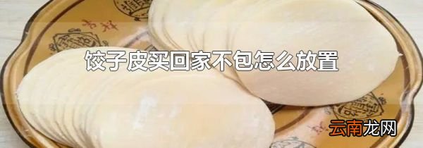 饺子皮买回家不包怎么放置