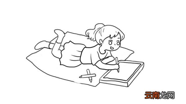 小女孩简笔画画法小女孩简笔画教程