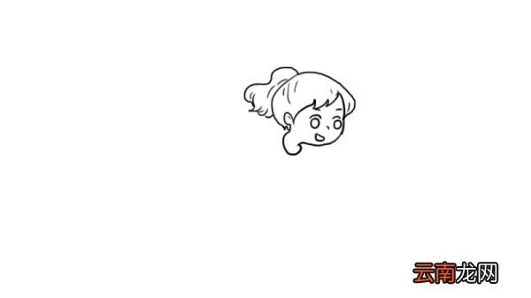 小女孩简笔画画法小女孩简笔画教程