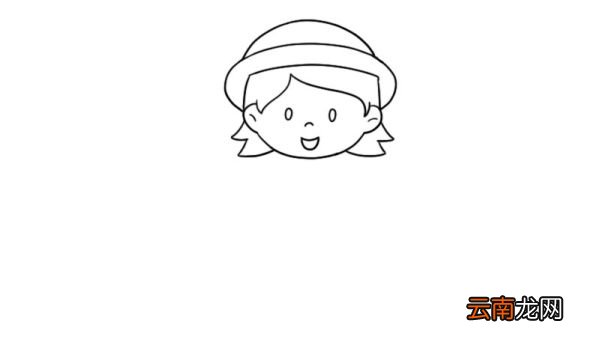 手账简笔画人物 手账小女孩的画法