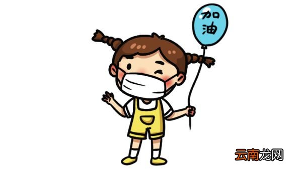 抗击新型肺炎简笔画