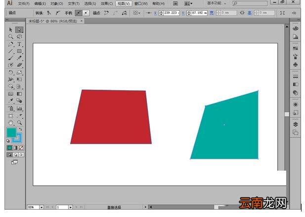 Adobe illustrator移动修改锚点的操作方法