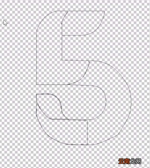 ps打造一款折叠数字字体效果的操作流程