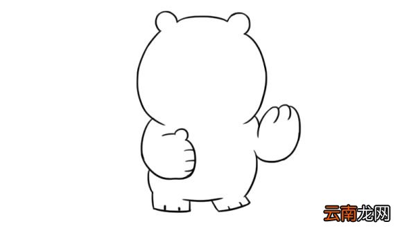 熊二简笔画 熊二简笔画画法