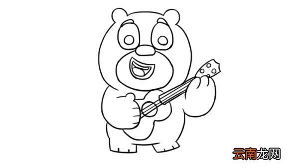 熊二简笔画 熊二简笔画画法