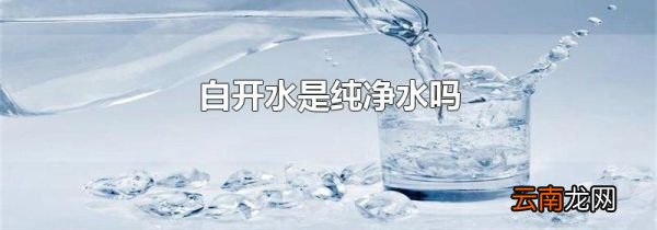白开水是纯净水吗