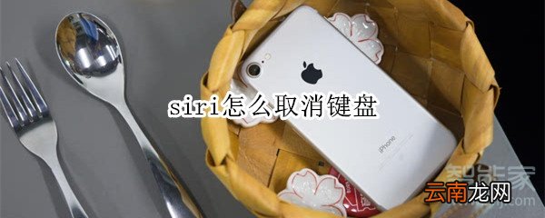 siri怎么取消键盘