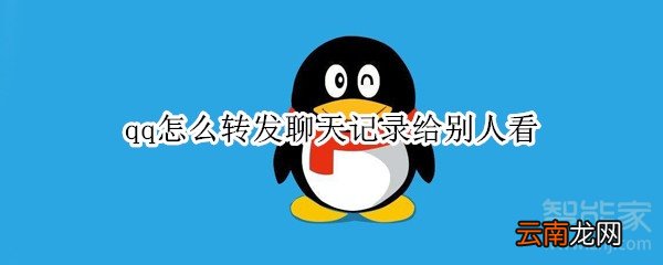 qq怎么转发聊天记录给别人看
