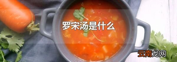 罗宋汤是什么