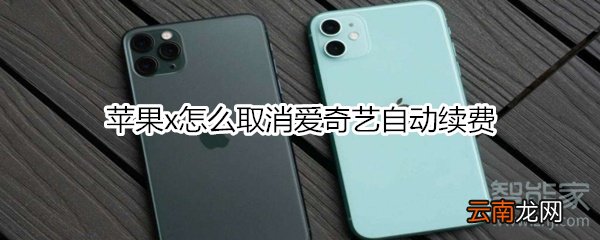 苹果x怎么取消爱奇艺自动续费