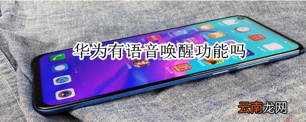 华为有语音唤醒功能吗