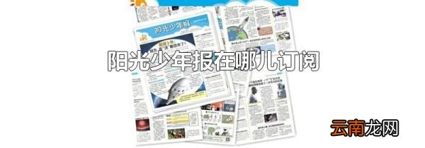 阳光少年报在哪儿订阅