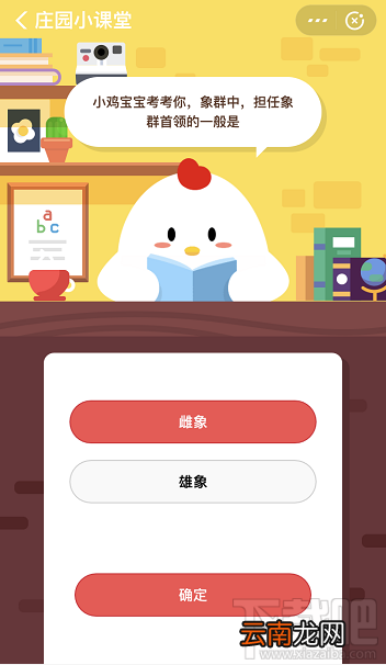 支付宝蚂蚁庄园4月3日答案 象群中担任象群首领的一般是