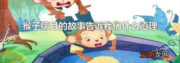 猴子捞月的故事告诉我们什么道理