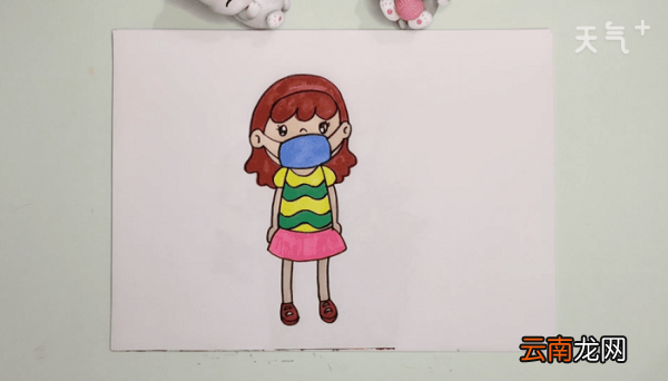 可爱小孩戴口罩简笔画 可爱小孩戴口罩简笔画怎么画