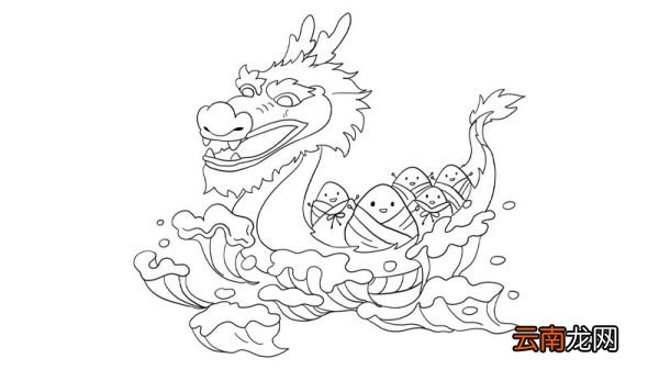 端午节的简笔画教程端午节的简笔画步骤