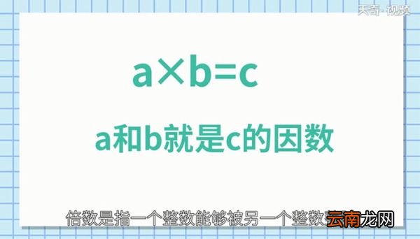 什么是因数,什么是倍数 什么是因数,什么是倍数