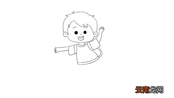 小男孩简笔画教程小男孩简笔画步骤