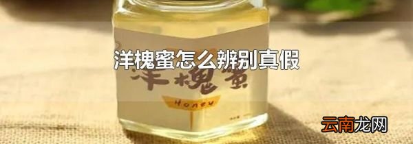 洋槐蜜怎么辨别真假