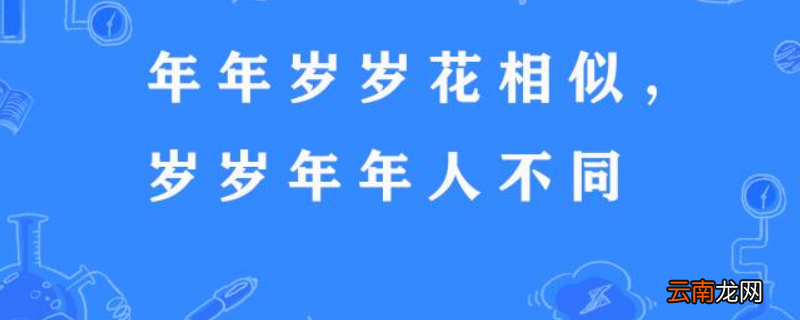 和某某的岁岁年年是什么意思