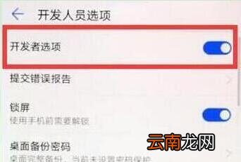 华为p30开发者模式怎么关闭