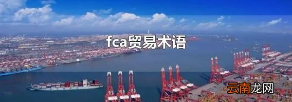 fca贸易术语