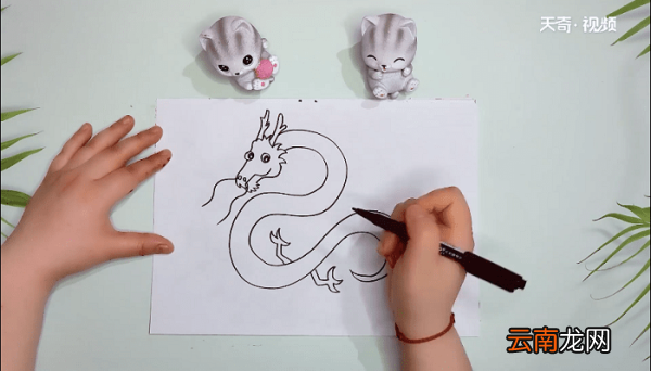 qq红包龙的画法简笔画 qq红包龙的画法画报