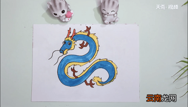 qq红包龙的画法简笔画 qq红包龙的画法画报
