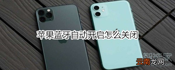 苹果蓝牙自动开启怎么关闭