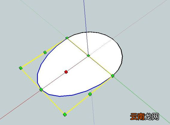 草图大师绘制椭圆的操作步骤