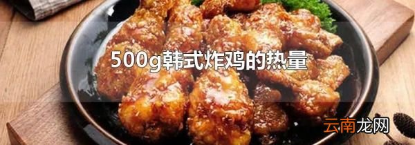500g韩式炸鸡的热量