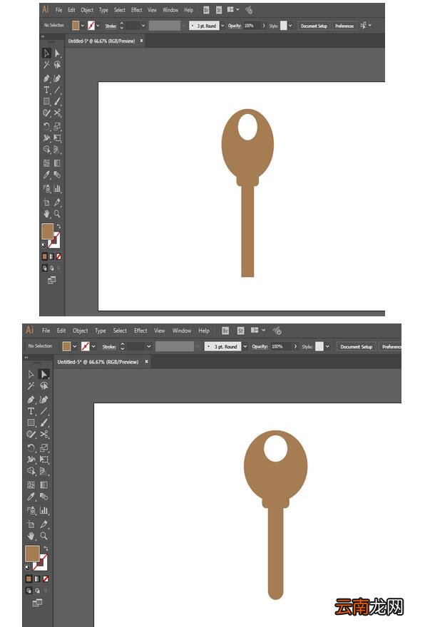 ai制作钥匙的操作步骤