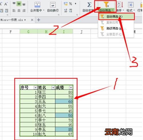 wps按颜色筛选的操作步骤