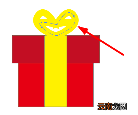 ai制作礼物包装盒标志的操作步骤