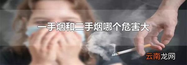 一手烟和二手烟哪个危害大