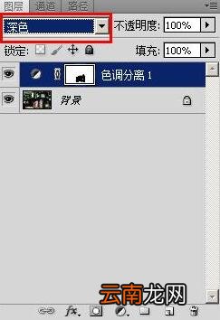 ps制作色调分离效果操作流程