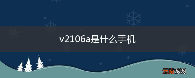v2106a是什么手机
