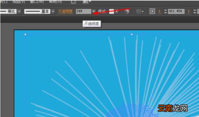Ai制作放射光线背景的操作流程