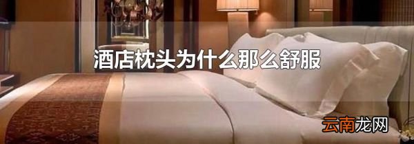 酒店枕头为什么那么舒服