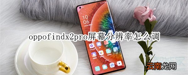 oppofindx2pro屏幕分辨率怎么调