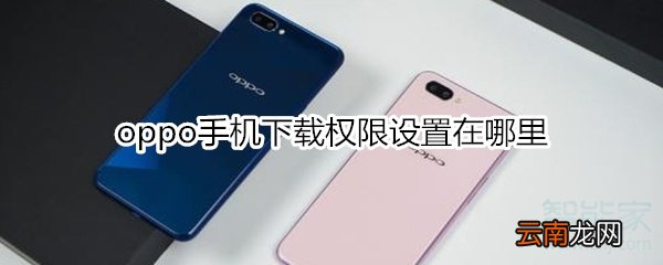 oppo手机下载权限设置在哪里
