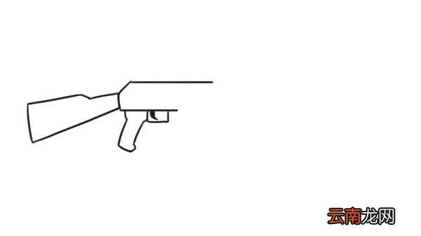 吃鸡枪简笔画图片大全